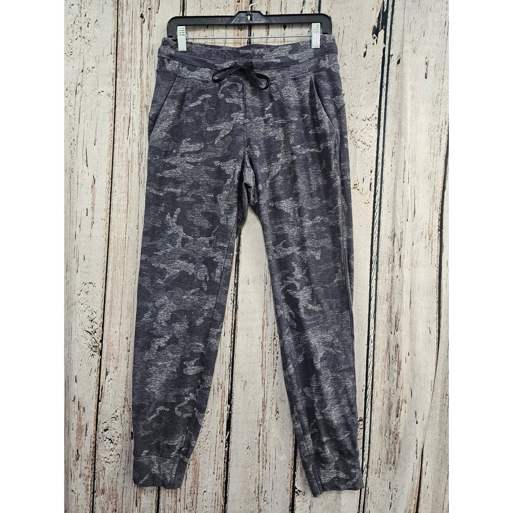 Lululemon Joggers Womens 8 Grey Camo Ready to Rulu Pant Activewear Sweatpants